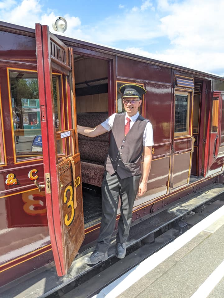 guard on train