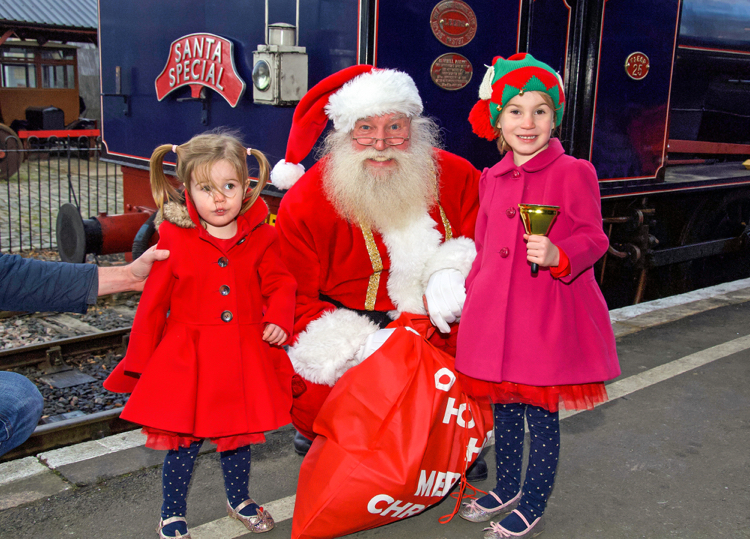 Santa with children