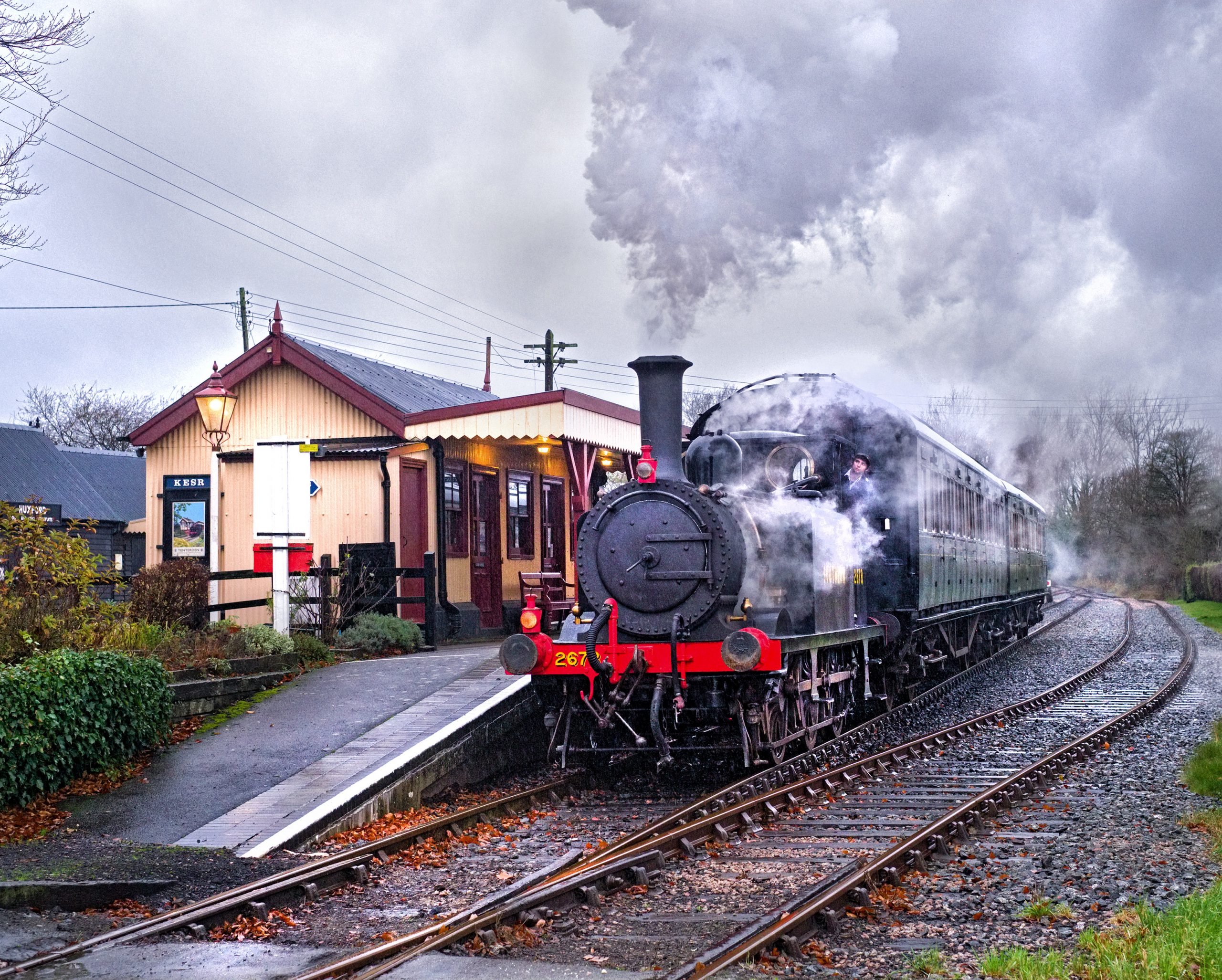 train at station