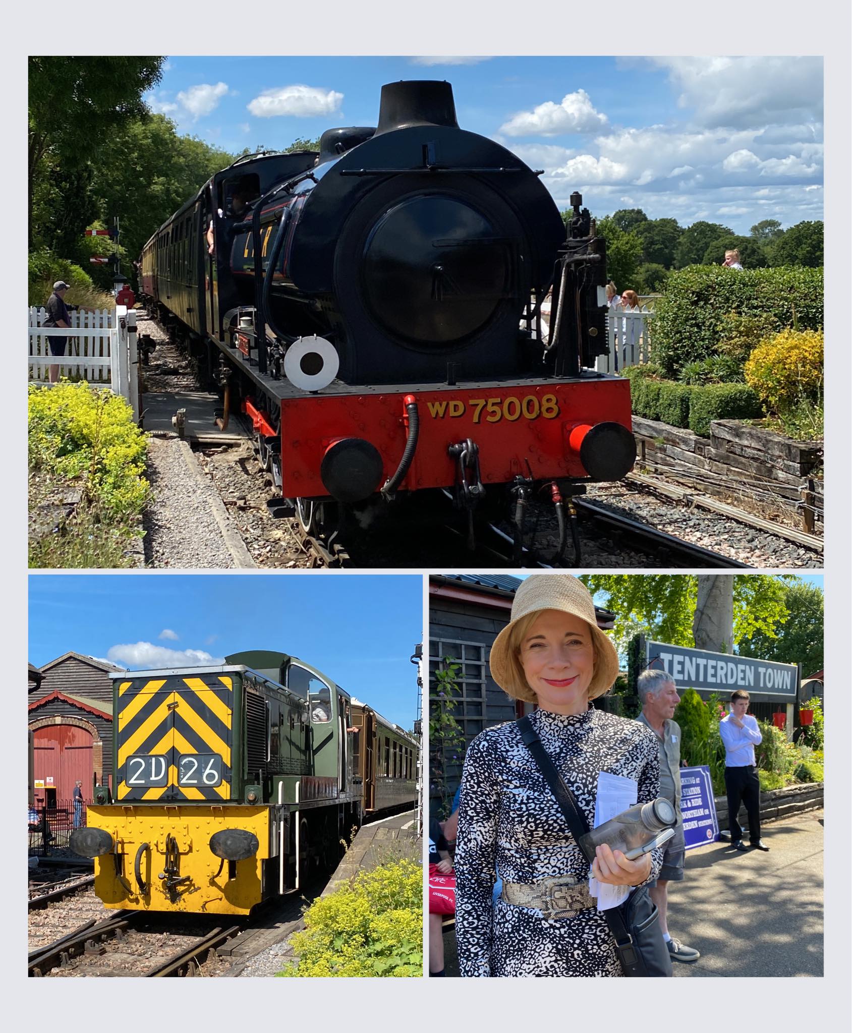 Lucy Worsley collage. CWarne