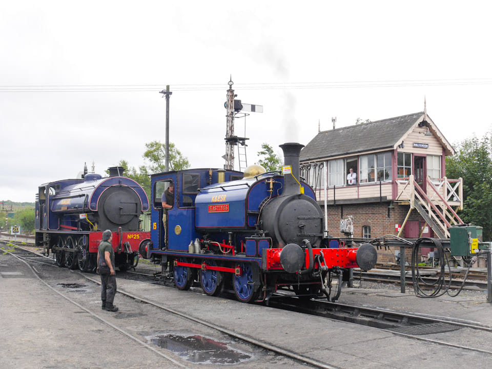 Hastings shunting at Rolvenden in early August 2023. Image Alan Crotty