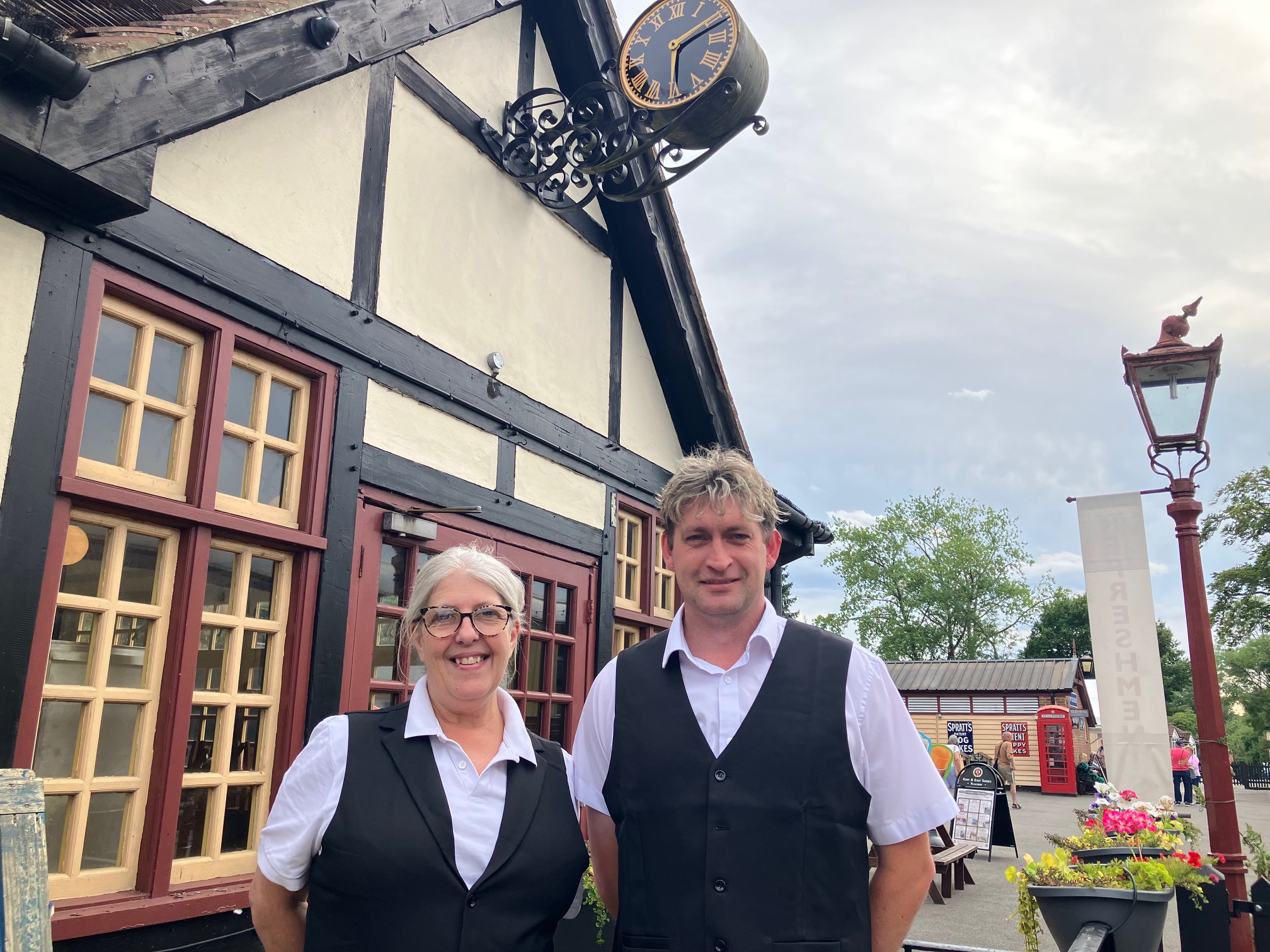 Miranda Foulkes, Catering Supervisor, and Sean Webb, Catering Manager