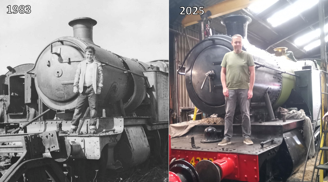 Matthew Taylor makes a special visit to be reunited with 4253 
