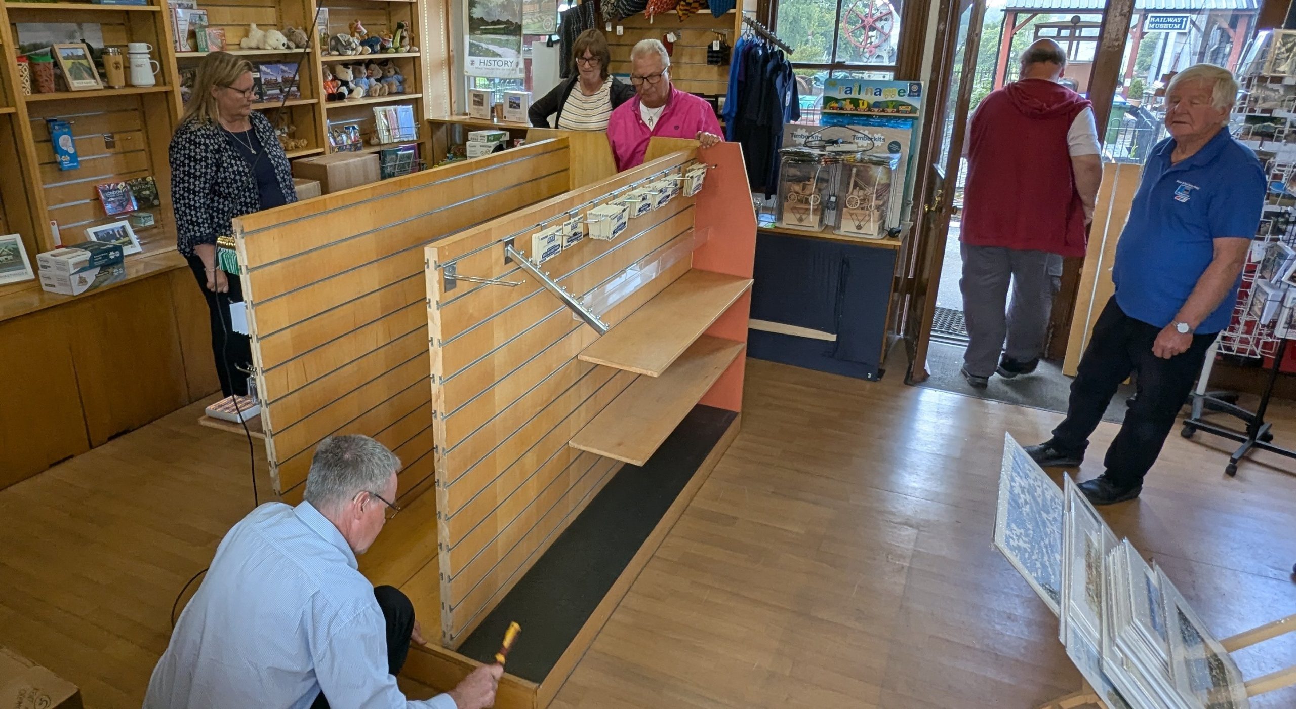 Retail Working Group reviewing the Tenterden Shop